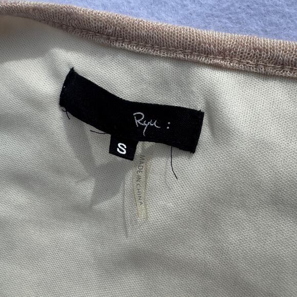 Ryu Small Tan & Cream Boho Dress or Tunic - Picture 4 of 7